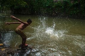 Water Pollution Due To Plastic Waste - Indonesia