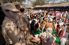 Anganwadi Workers Protest In India