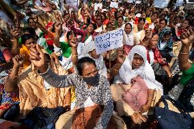 Anganwadi Workers Protest In India