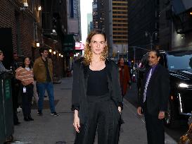 -Rebecca Ferguson At The Late Show - NYC