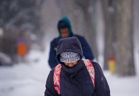Winter Storm Bears Down On Saskatchewan - Canada
