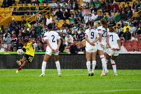 Colombia V USA Womens U20 Friendly Preparatory Match Before U20 World Cup
