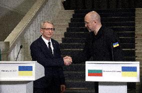 Briefing of Prime Ministers of Ukraine and Bulgaria