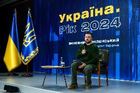 Ukraine. Year 2024 Forum, Amid Russia Continue Attack On Ukraine, In Kyiv,