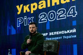 Ukraine. Year 2024 Forum, Amid Russia Continue Attack On Ukraine, In Kyiv,
