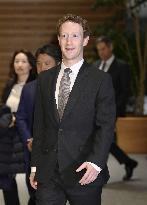 Meta Platforms CEO Zuckerberg in Tokyo