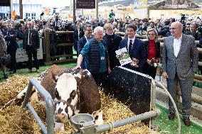 Gabriel Attal visits the 60th International Agriculture Fair - Paris