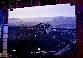 Photos taken by soldiers on front line exhibited in Zaporizhzhia