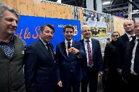 Gabriel Attal Visits The 60th International Agriculture Fair - Paris