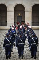 Military Honors Ceremony To Emir Of Qatar - Paris