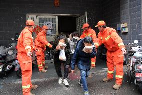 High-rise Building Fire Escape Drill in Lianyungang