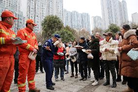 High-rise Building Fire Escape Drill in Lianyungang