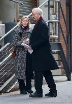 Bill Murray And Naomi Watts On Set - NYC