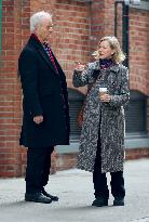 Bill Murray And Naomi Watts On Set - NYC