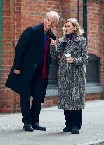 Bill Murray And Naomi Watts On Set - NYC