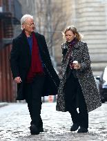 Bill Murray And Naomi Watts On Set - NYC