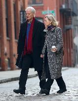 Bill Murray And Naomi Watts On Set - NYC