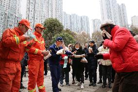 High-rise Building Fire Escape Drill in Lianyungang