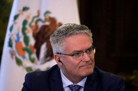 Mathias Cormann, Secretary-General Of The OECD Working Visit Mexico