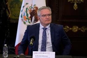 Mathias Cormann, Secretary-General Of The OECD Working Visit Mexico