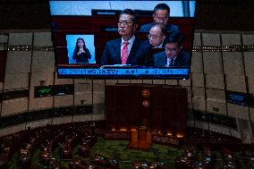 Hong Kong Budget 2024 Reading In Legco