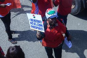 Protestor Against Economic Hardship in Abuja