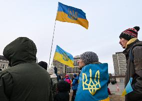 Edmonton Stands With Ukraine: Commemorating Two Years Of Conflict