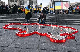 Edmonton Stands With Ukraine: Commemorating Two Years Of Conflict