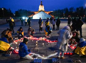 Edmonton Stands With Ukraine: Commemorating Two Years Of Conflict