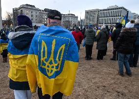 Edmonton Stands With Ukraine: Commemorating Two Years Of Conflict