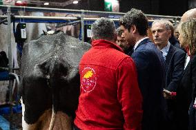PM Attal Visits The Agricultural Fair - Paris
