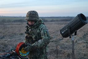 Combat duty of air defense unit of 5th Slobozhanska Brigade of NGU