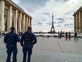 Security Near Eiffel Tower - Paris