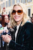 Cate Blanchett Celebrity Sightings In Milan
