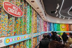 M&M Chocolate Store in Shanghai