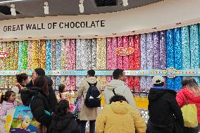 M&M Chocolate Store in Shanghai