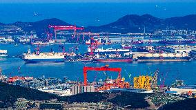 Haixiwan Shipbuilding and Repair Base in Qingdao