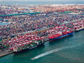 Qianwan Container Terminal of Qingdao Port