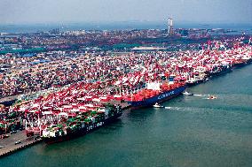 Qianwan Container Terminal of Qingdao Port