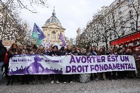 Rally For Abortion Rights - Paris