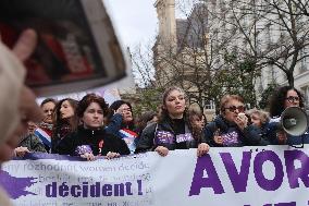 Rally For Abortion Rights - Paris