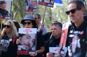 ISRAEL-RE'IM-MARCH-HOSTAGES-RELEASE