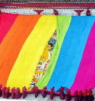 Buddhist festival at Langmu Temple in Gannan