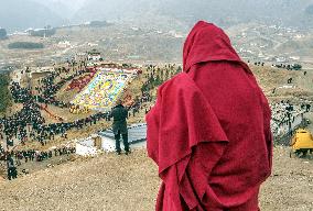 Buddhist festival at Langmu Temple in Gannan