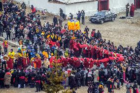 Buddhist festival at Langmu Temple in Gannan