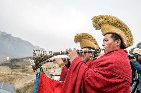 Buddhist festival at Langmu Temple in Gannan
