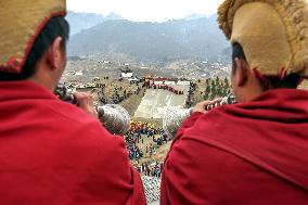 Buddhist festival at Langmu Temple in Gannan