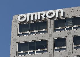 Omron signage and logo