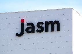 TSMC (Taiwan Semiconductor Manufacturing Company) Kumamoto Factory No.1 (JASM) exterior, logo, signboard