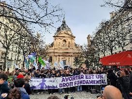 Rally For Abortion Rights - Paris